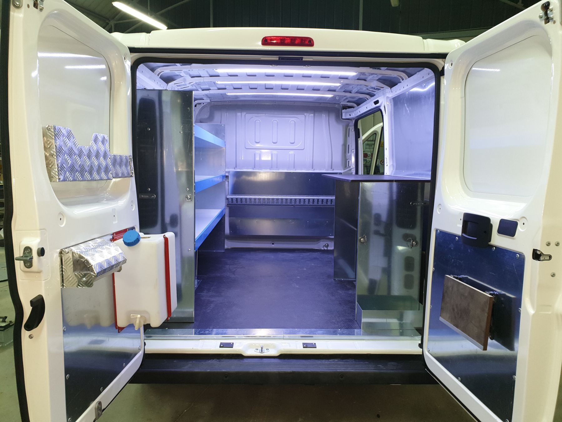 veicolo commerciale dall'interno
