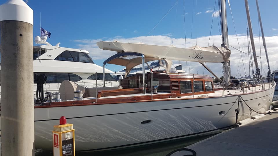Side View of Yacht — Local Marine Repair Experts in Coomera, QLD