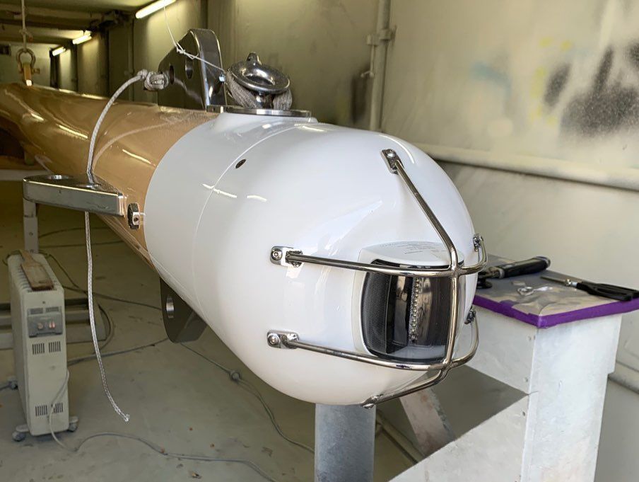 Newly Build Bowsprit — Local Marine Repair Experts in Coomera, QLD