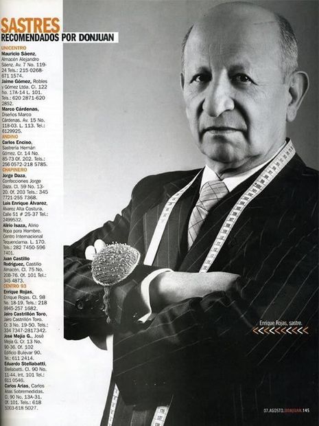 Enrique Rojas M Su Sastre - Sastrería