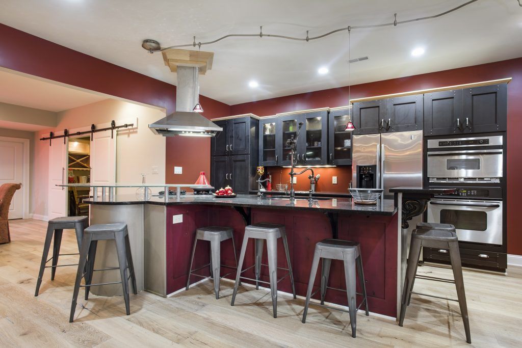 Banet home louisville gameroom bar lower level play room