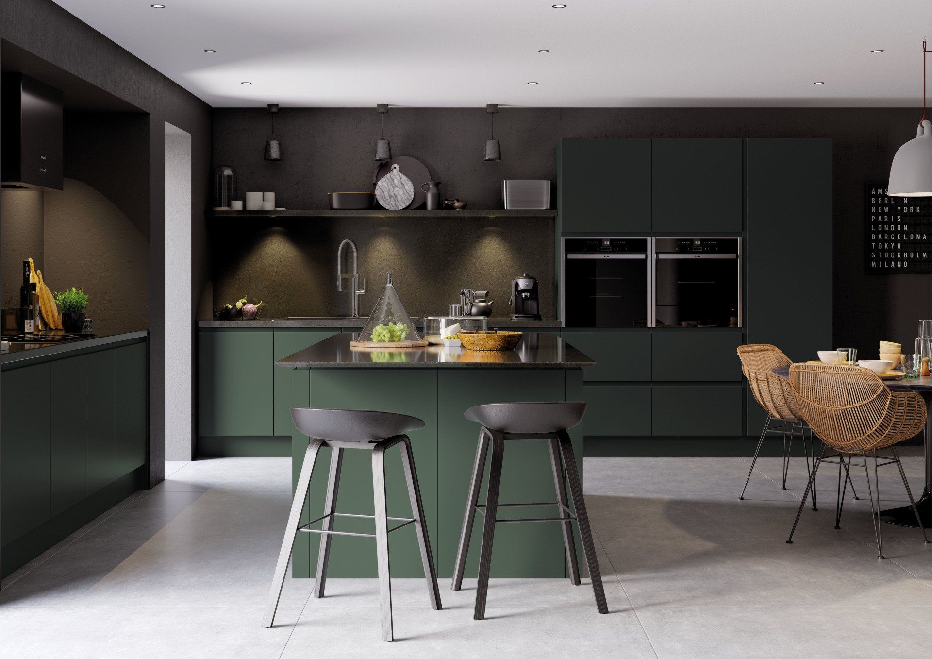 modern kitchen colors