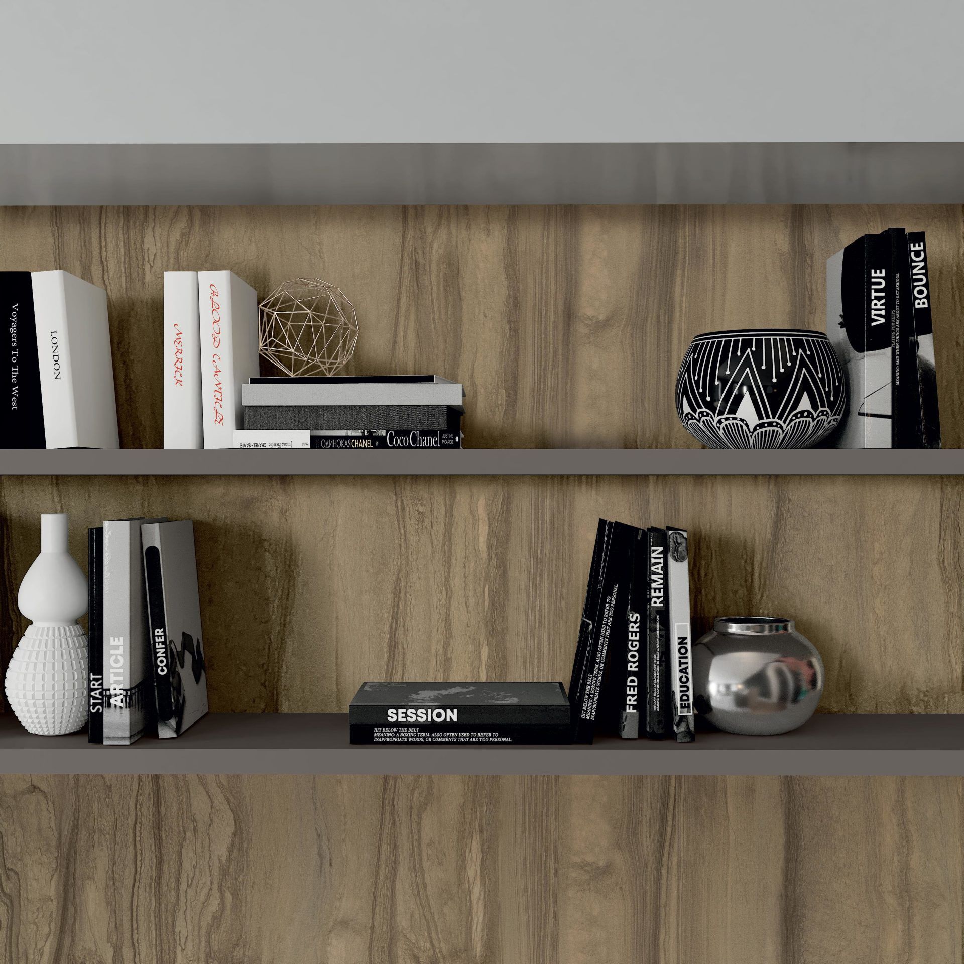 contemporary bookshelf