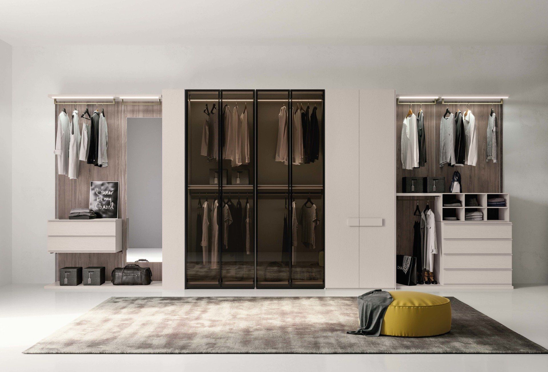walk-in wardrobe