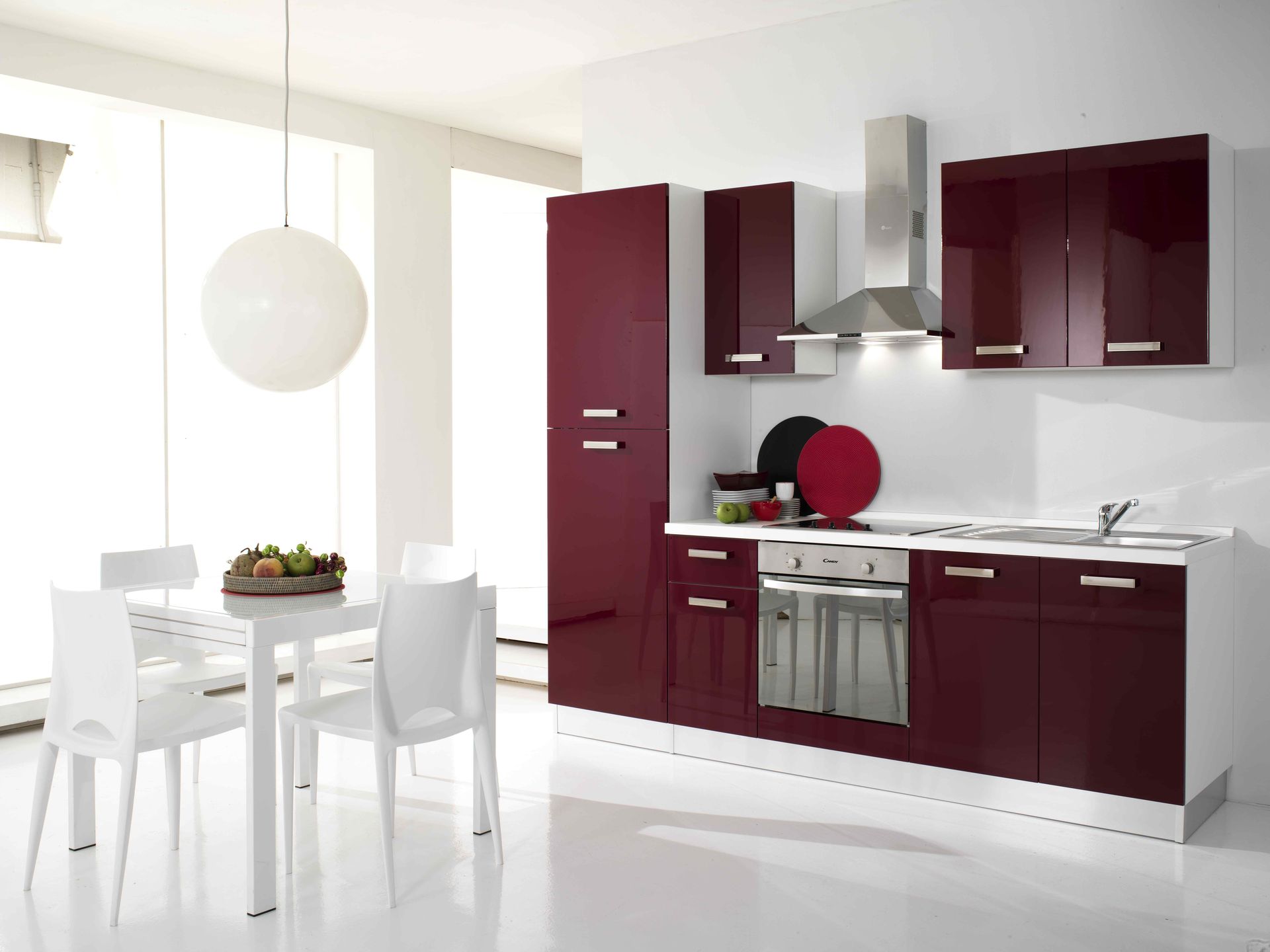 Karima Bordeaux-modern kitchen island