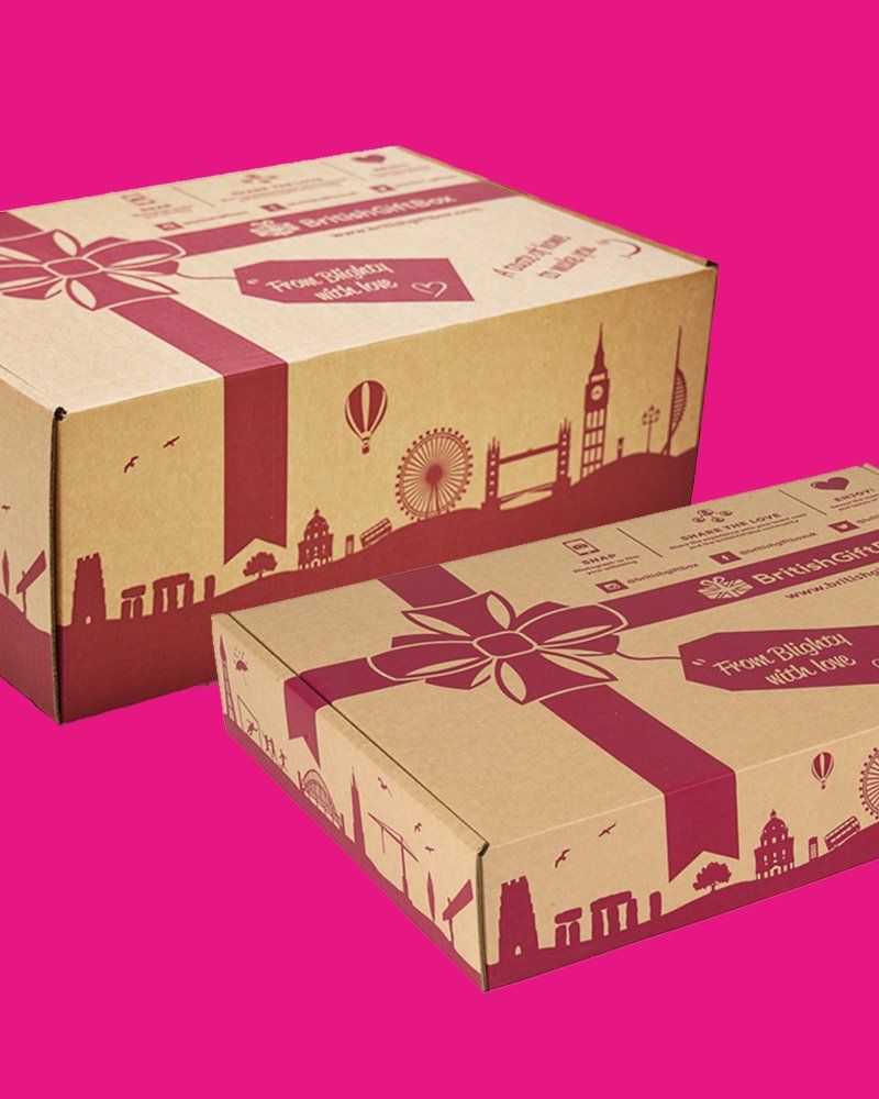 Two gift boxes from British Gift Box