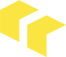Two yellow arrows pointing in opposite directions on a white background.