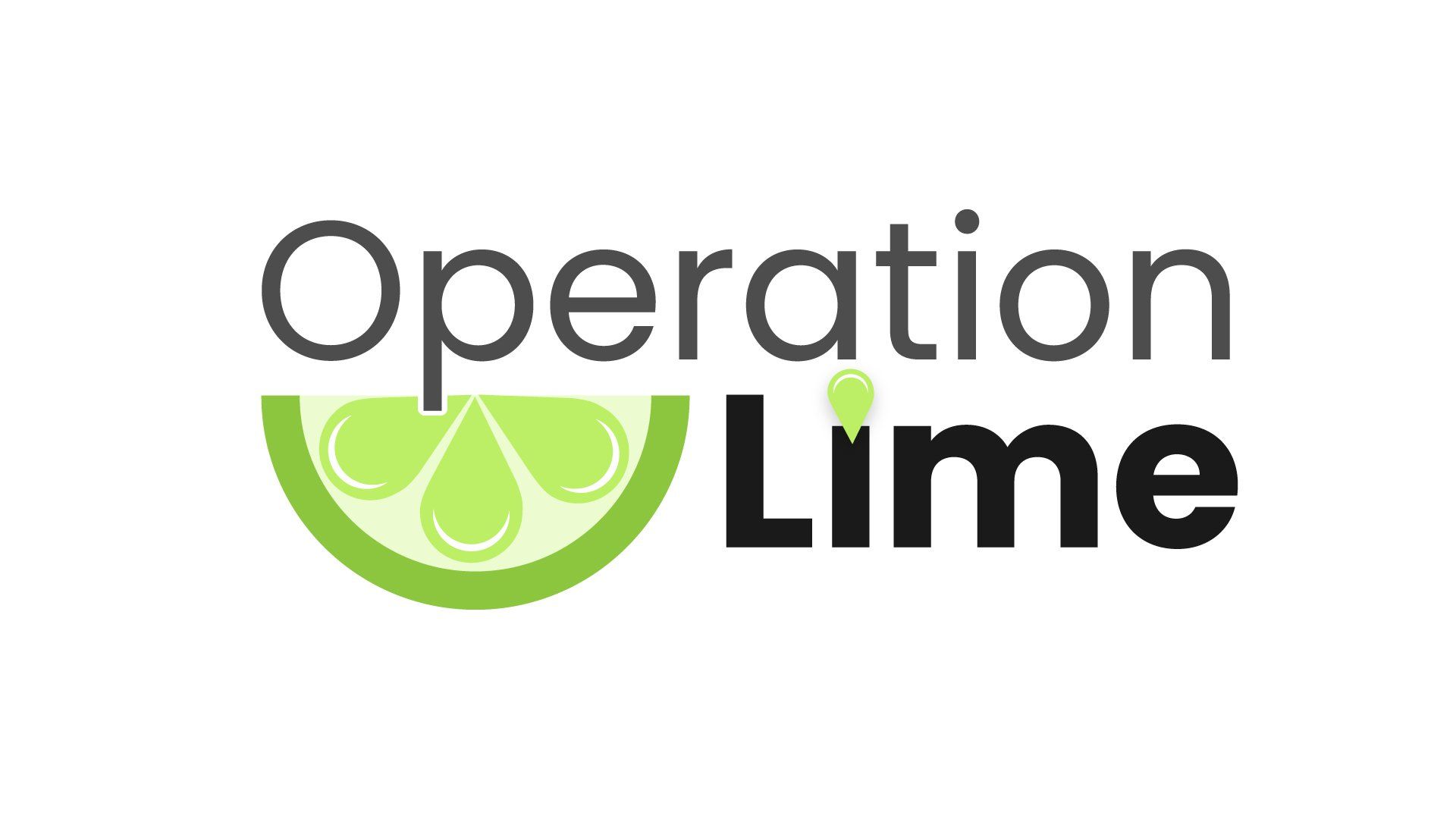 The logo for operation lime has a slice of lime on it.