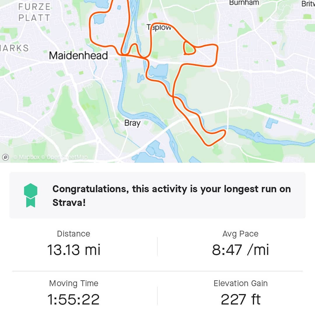 Congratulations , this activity is your longest run on strava !