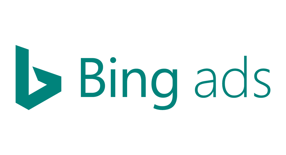 The bing ads logo is green and white on a white background.