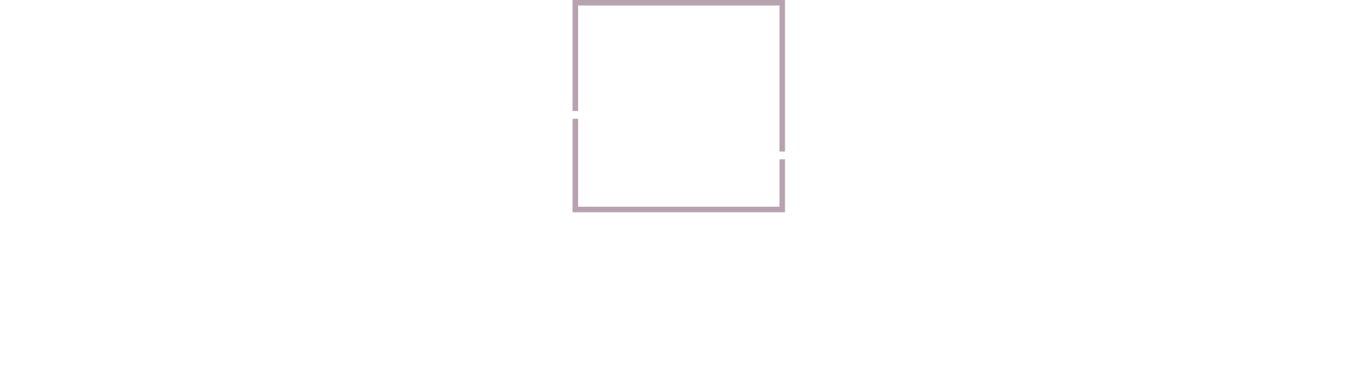 A white rectangle with a purple border on a white background.