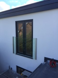 Toughen laminated safety glass easy view system