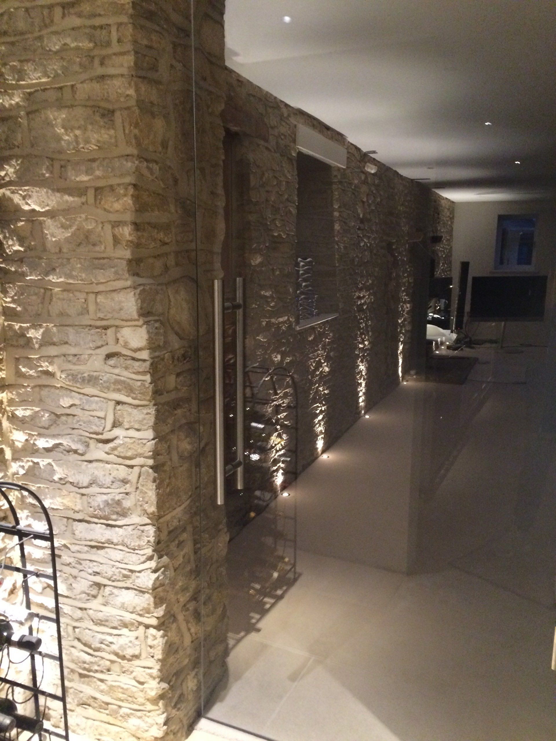 clear toughened glass door