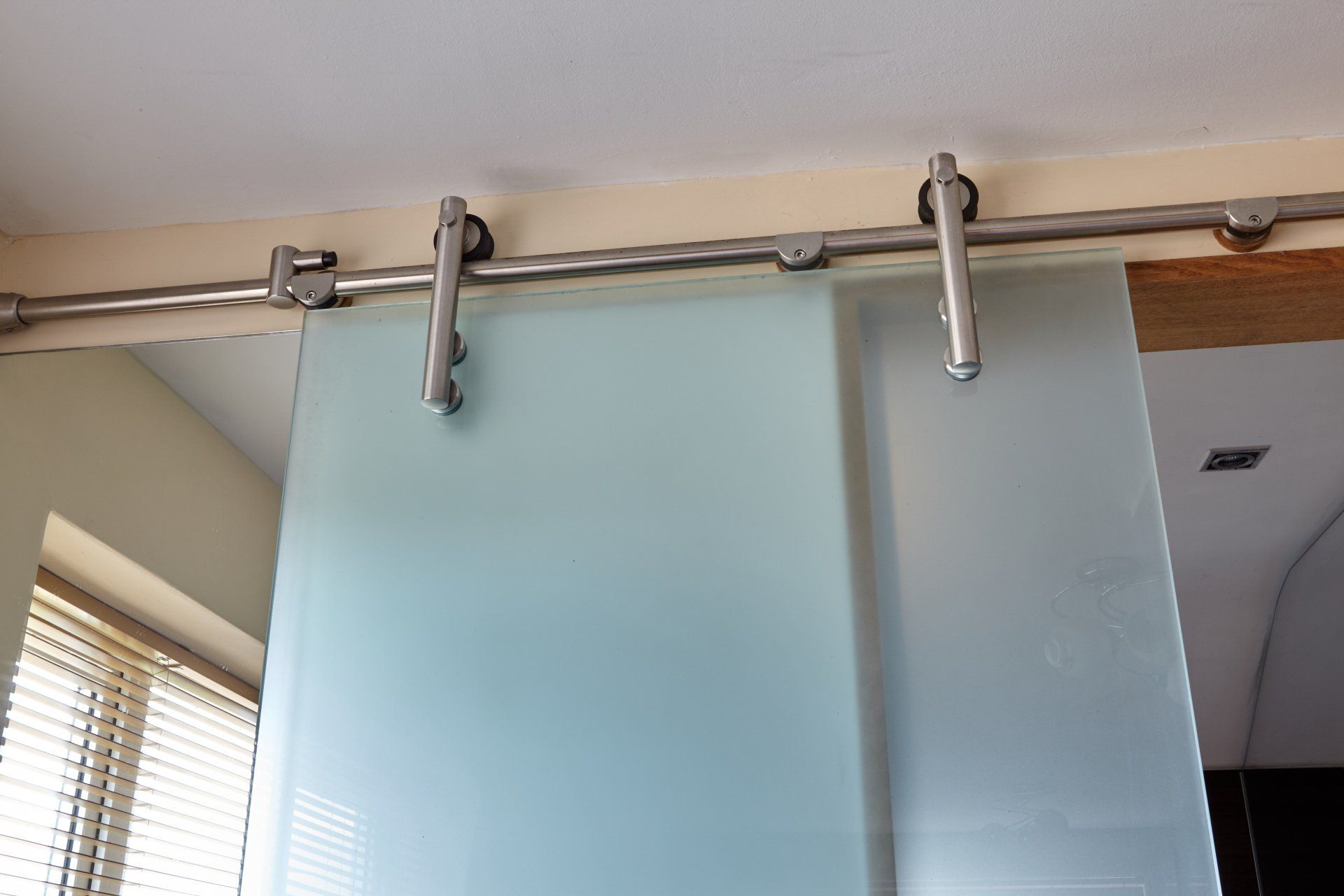 sandblasted toughened glass sliding door