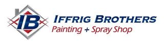 IFFING BROTHERS logo with red and blue diamond emblem and “Painting + Spray Shop” text