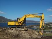 Digging up land