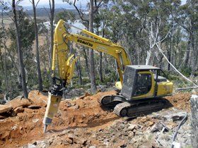 Diggin on a hill