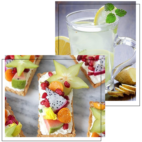 juices and sweets