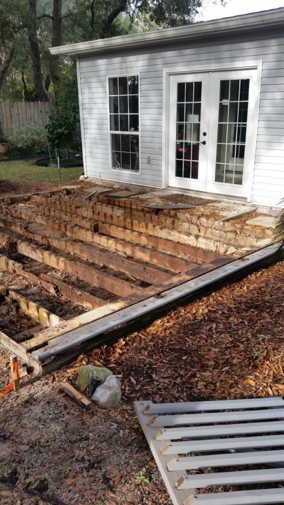 Before Patio Installation — Destin, FL — Terry’s Landscape, Inc.