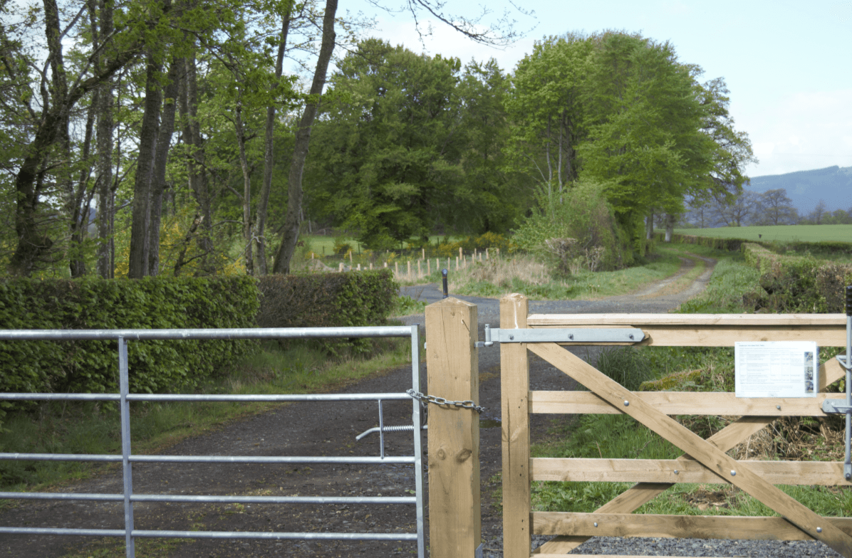 wooden gate