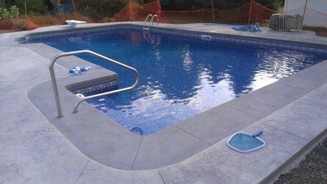Wood Textured Concrete - Hardscape Services