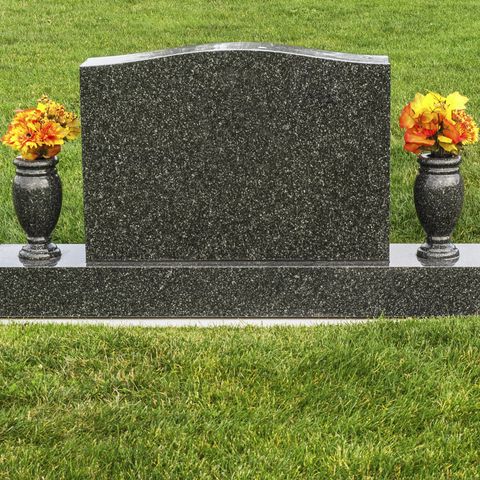 Tombstone and Flowers — Billings, MT — Billings Monument Co. Tombstone and Flowers — Billings, MT — Billings Monument Co.