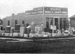 Company Building Old Photo — Billings, MT — Billings Monument Co. Company Building Old Photo — Billings, MT — Billings Monument Co.