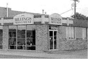 Another Company Building Old Photo — Billings, MT — Billings Monument Co. Another Company Building Old Photo — Billings, MT — Billings Monument Co.