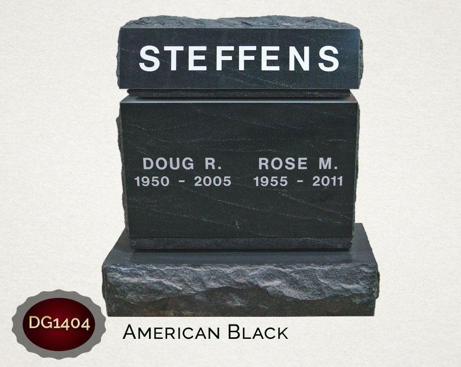 Steffens American Black — Billings, MT — Billings Monument Co.