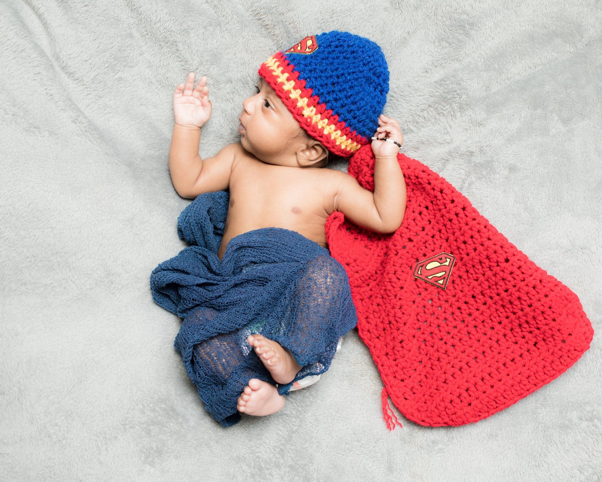 Newborn Photography | Newborn Photographer | Baby Photo Shoot | Supergirl | Superman | Best Newborn Photographer NY | Theme Newborn Photography