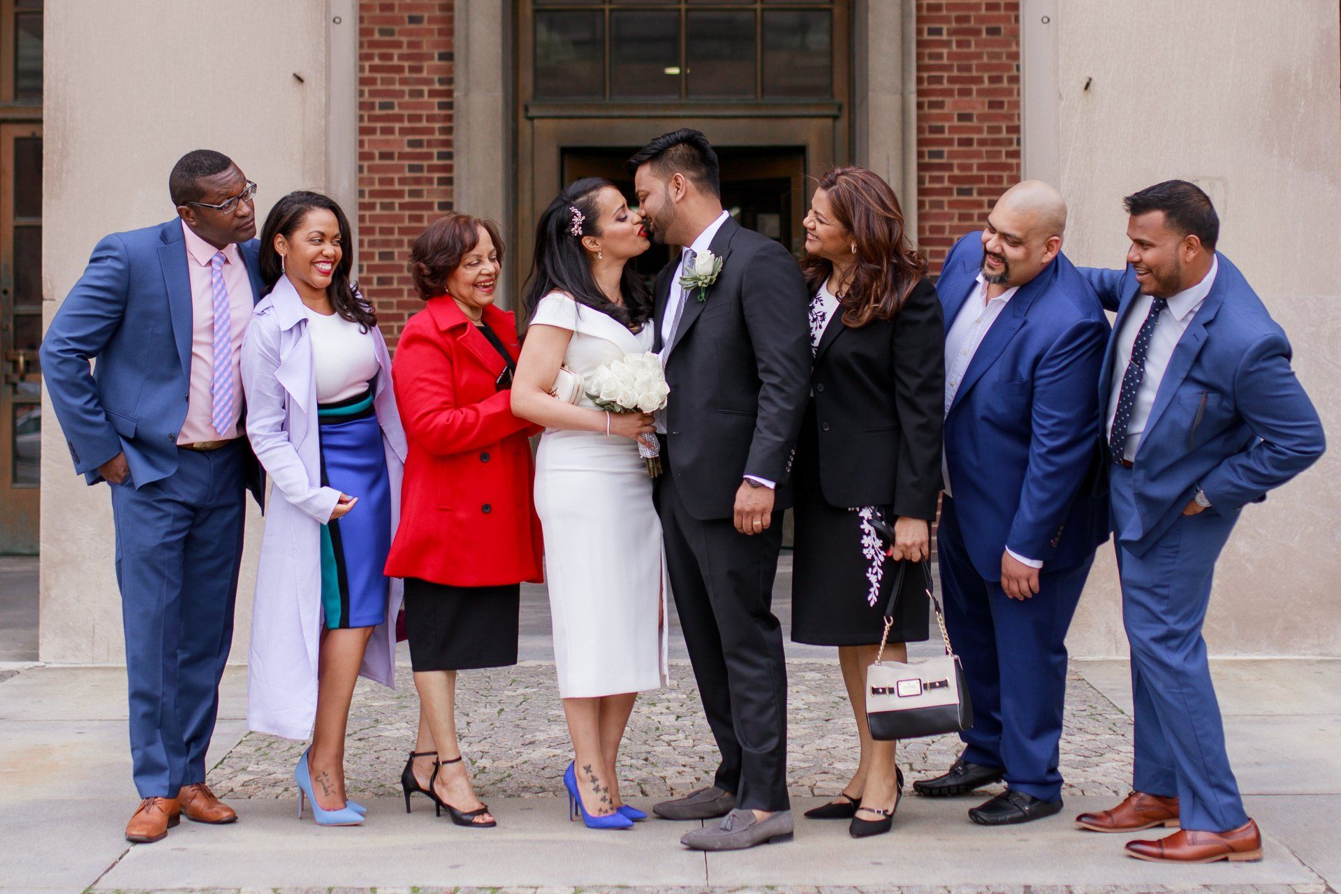 NY City Hall Wedding Photographer NYC | Wedding Poses Photos | Elopement City Hall Photos | NYC Wedding Elopement Photographer
