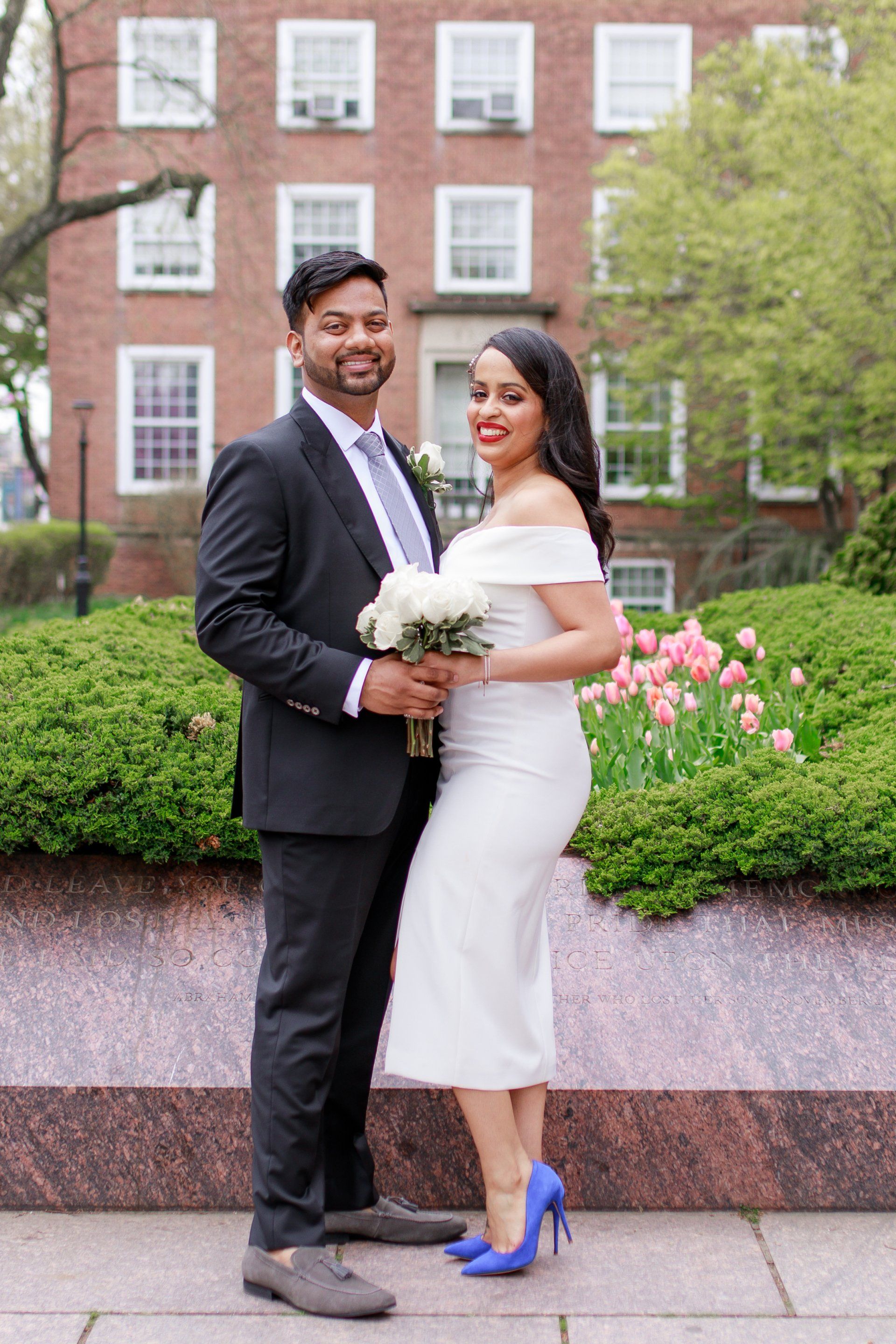 NY City Hall Wedding Photographer NYC | Wedding Poses Photos | Elopement City Hall Photos | NYC Wedding Elopement Photographer