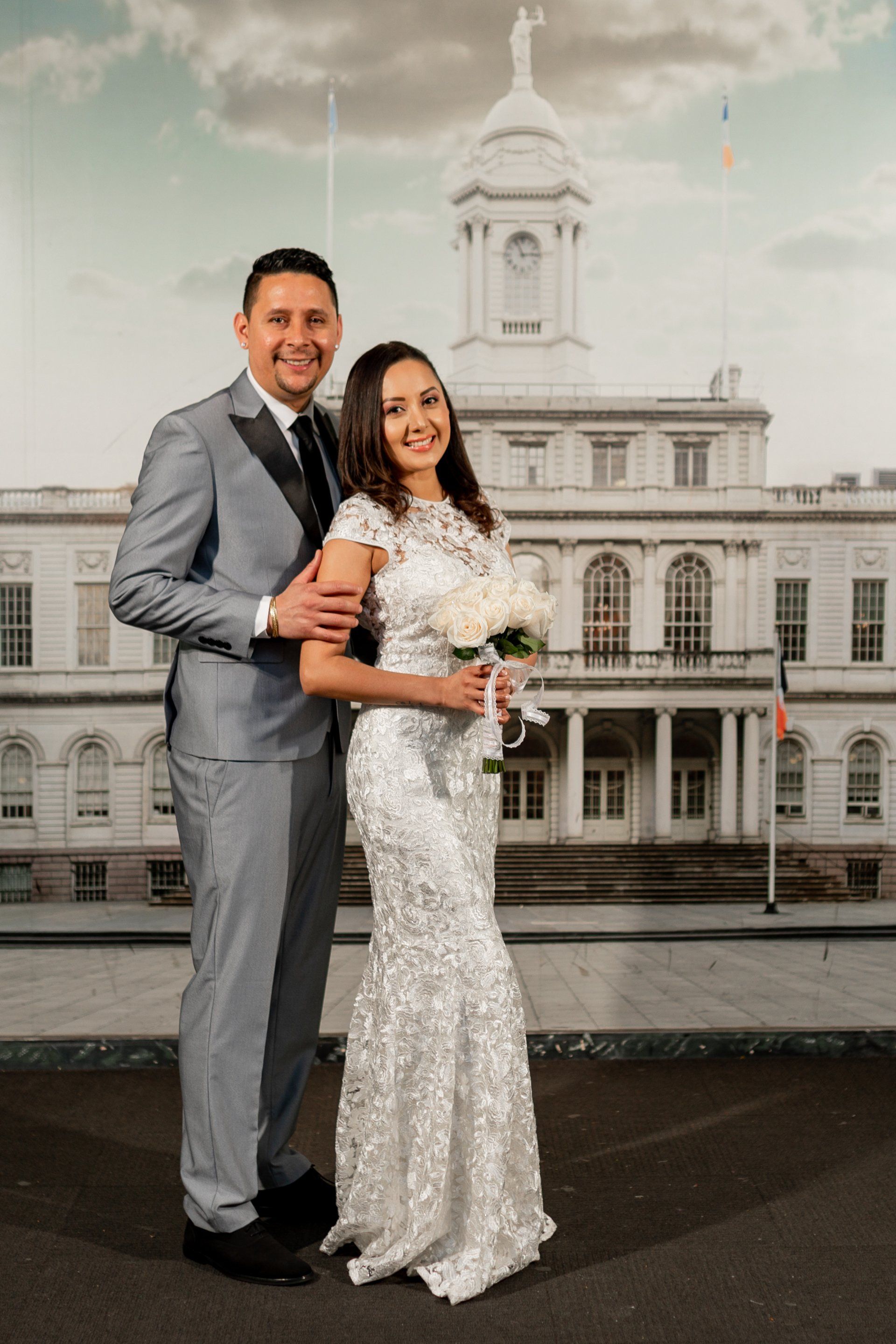 NY City Hall Wedding Photographer NYC | Wedding Poses Photos | Elopement City Hall Photos | NYC Wedding Elopement Photographer
