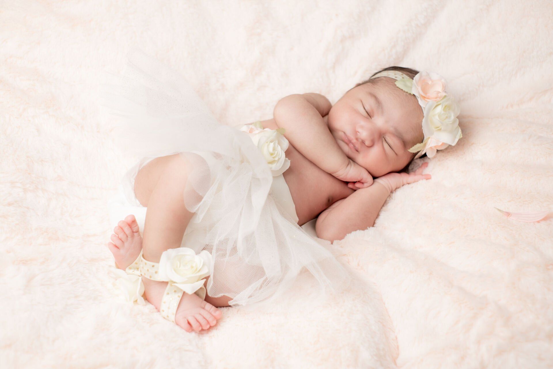 Newborn Photography | NYC Lifestyle Newborn Photographer | Angel Wings | Princess Tiara