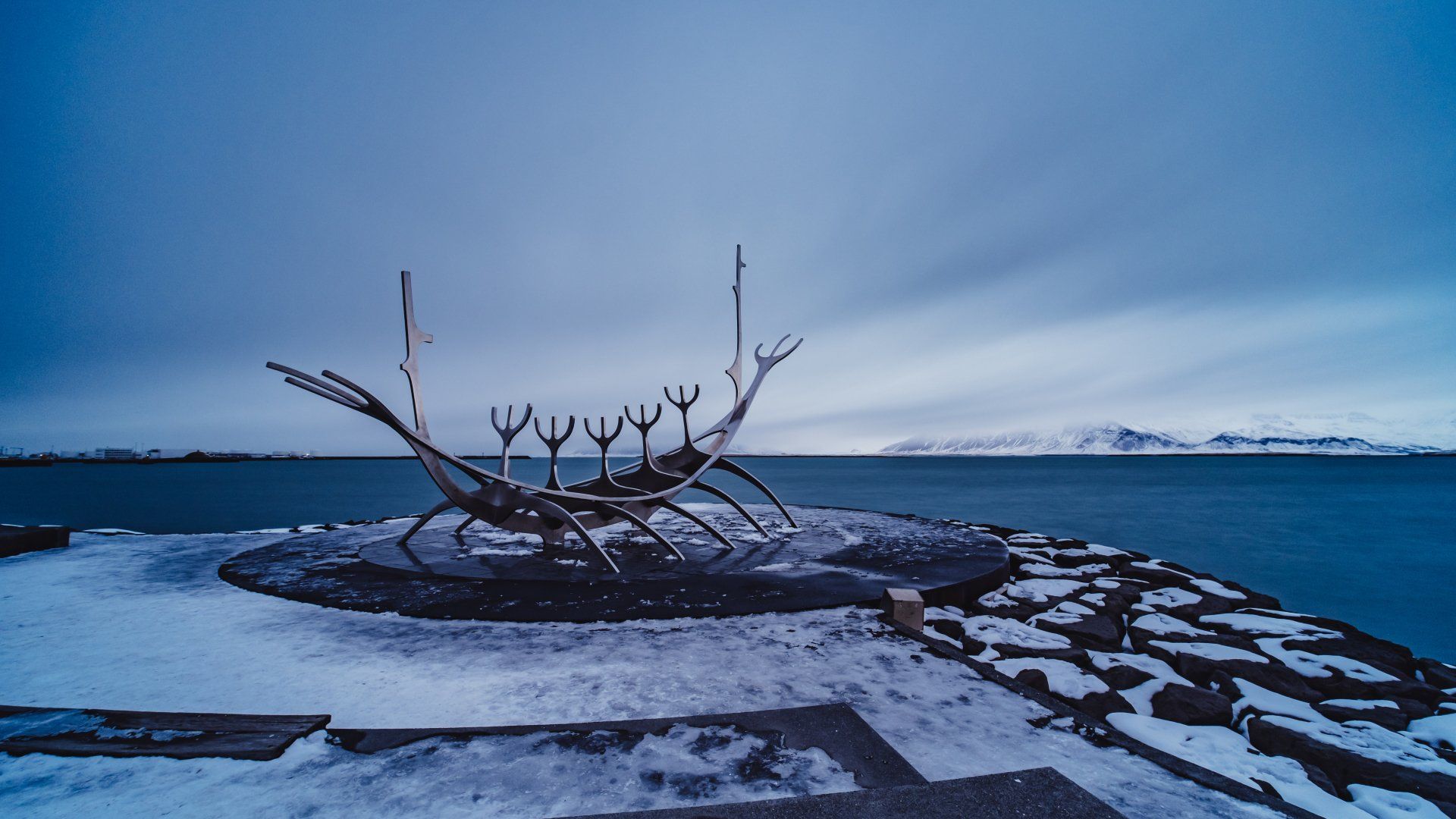Travel Photography | Reykjavik Iceland | Iceland Travel | Sun Voyager Reykjavik | Solfar Sun Reykjavik Iceland | Metallic Sculptures Iceland | Reykjavik Sun Voyager