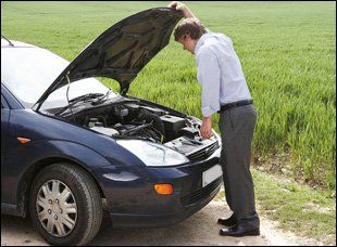 Broken car