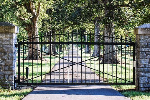 Large Antique Gate - Fence Installation in Draper, UT