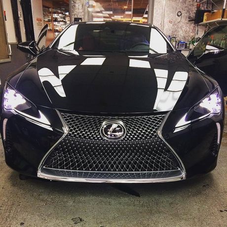 Window Tinting Services — Black Lexus for Tinting in Sherman Oaks, CA Window Tinting Services — Black Lexus for Tinting in Sherman Oaks, CA