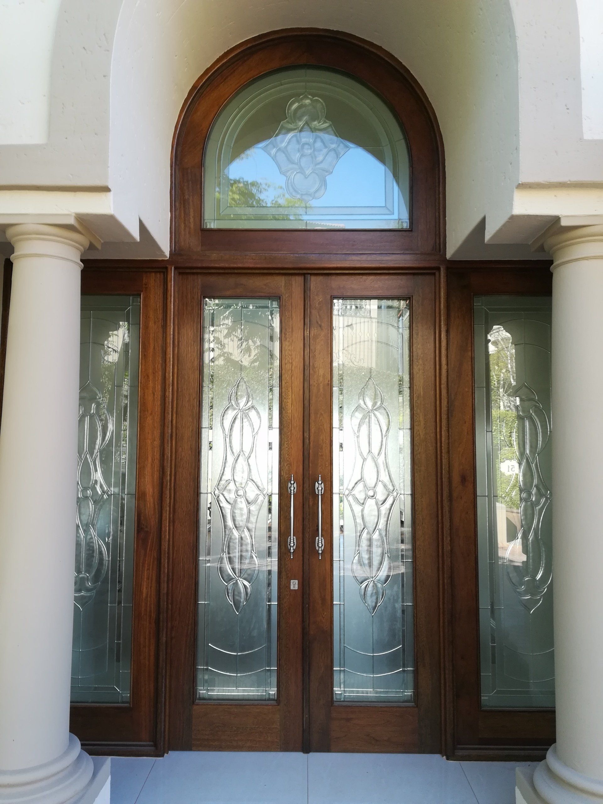 Grapedoor Custom Made Glass Double Door