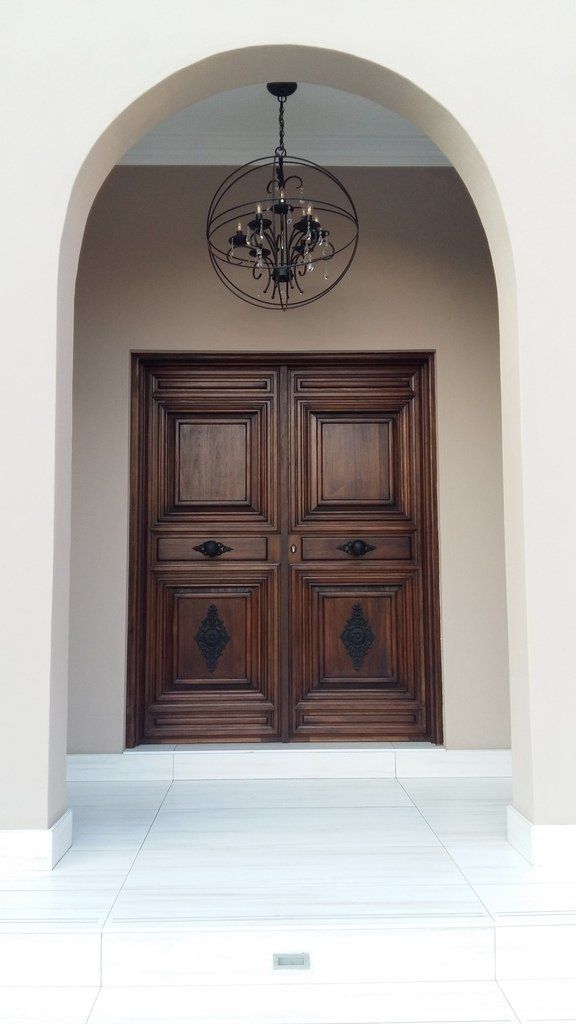 Grapedoor Custom made wooden door Spanish Flare