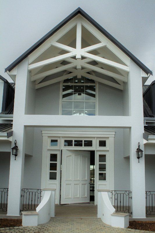 Grapedoor Custom Made Wooden Door Painted White