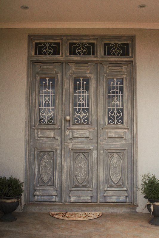 Grapedoor Custom Made Wooden Door with Paint Technique