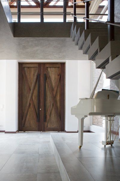 Grapedoor Custom Made Modern Wooden Door interior view
