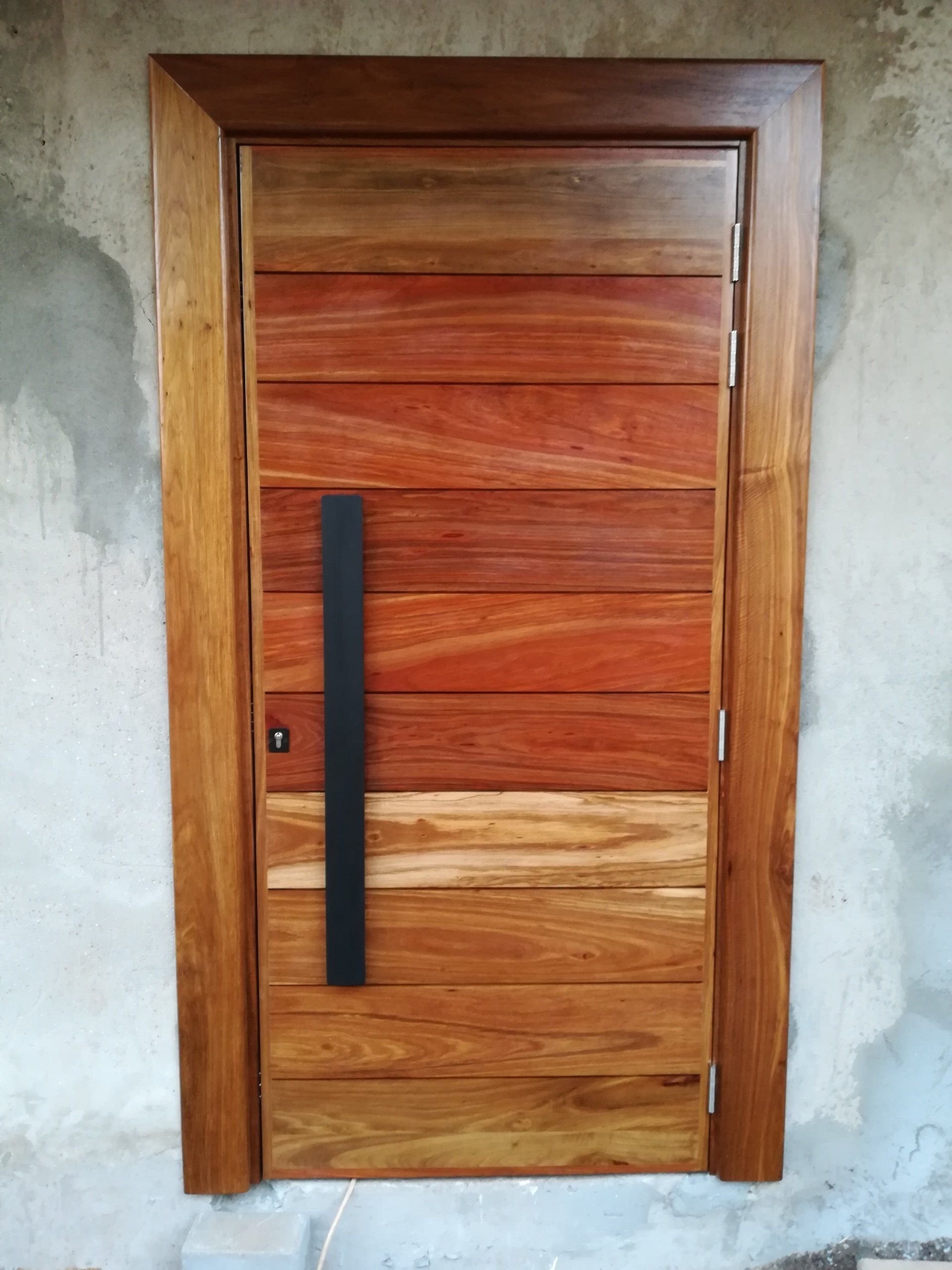Grapedoor Custom Made Kiaat Wooden Door