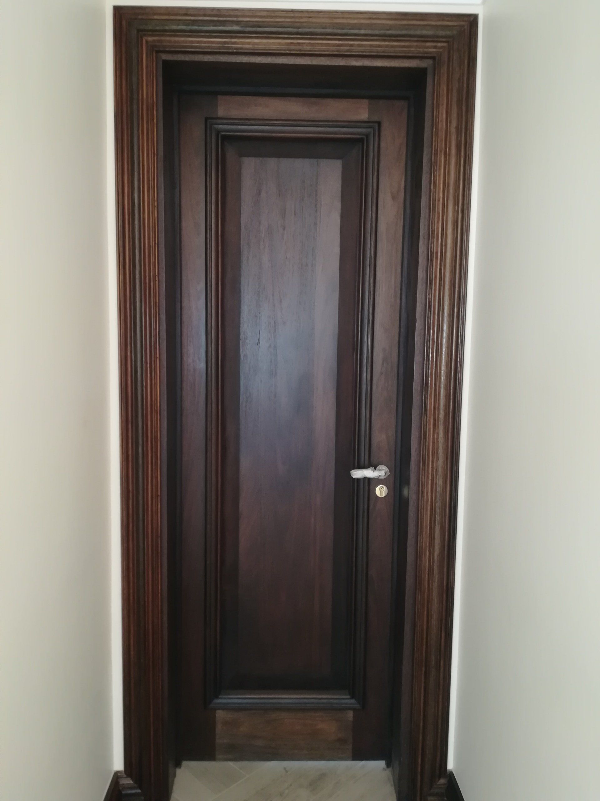Grapedoor Custom Made Mahogany Single Panel Door
