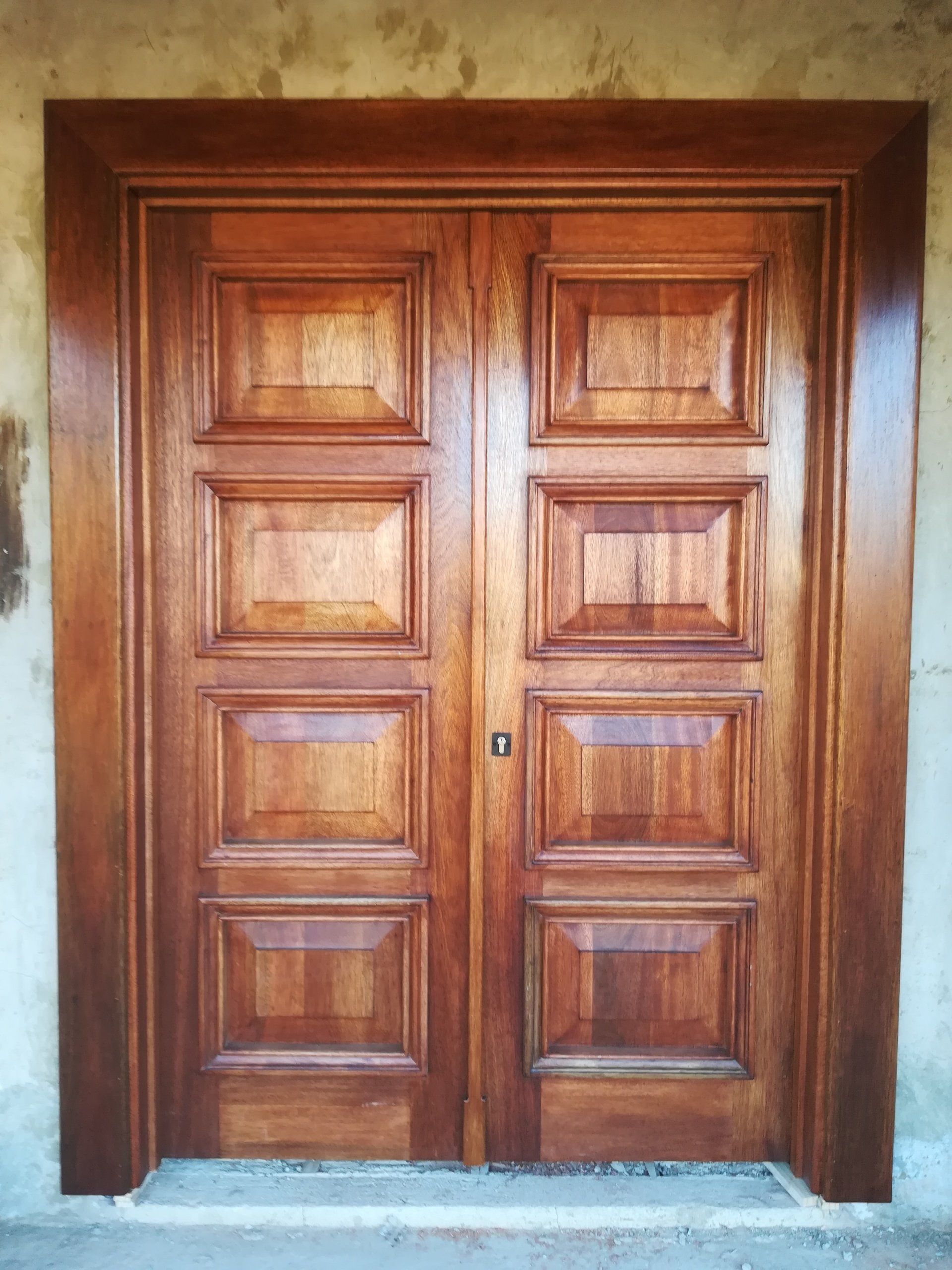 Grapedoor Custom Made Meranti Double Door