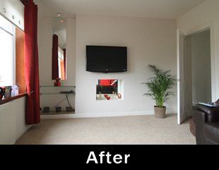 Painting and decorating - Clydebank - J Henderson Decorators - Interior painting after Interior painting after