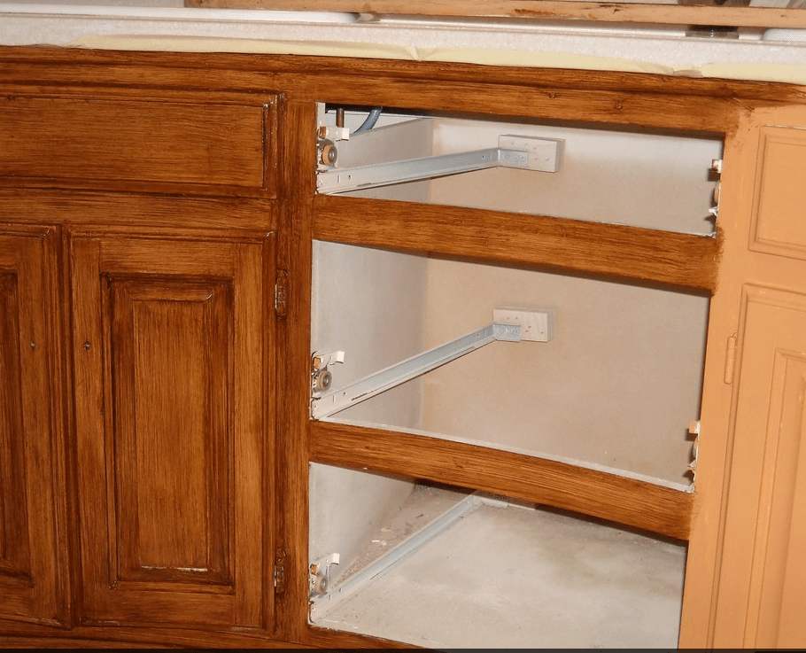 Emptied Cabinet - Residential Painting in Plano, TX