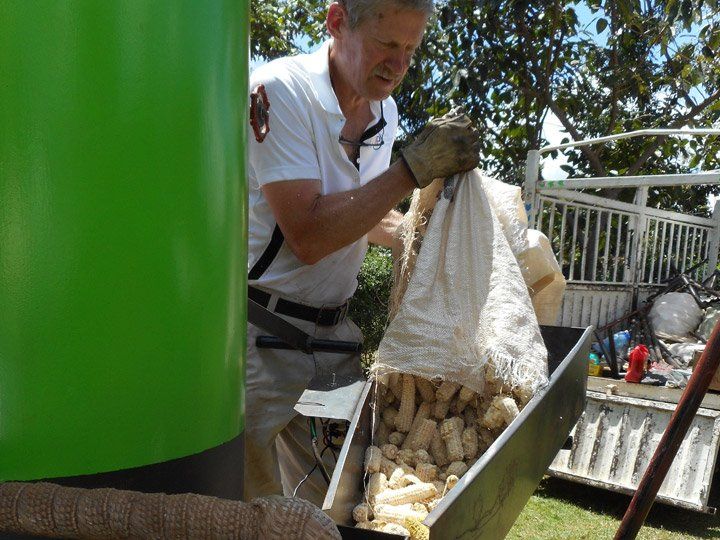 Maize processing unit in Western Kenya