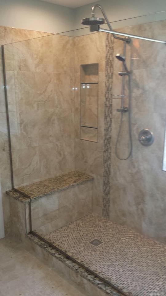 Glass Bathroom Enclosure — Charleston, SC — Charleston Glass Co